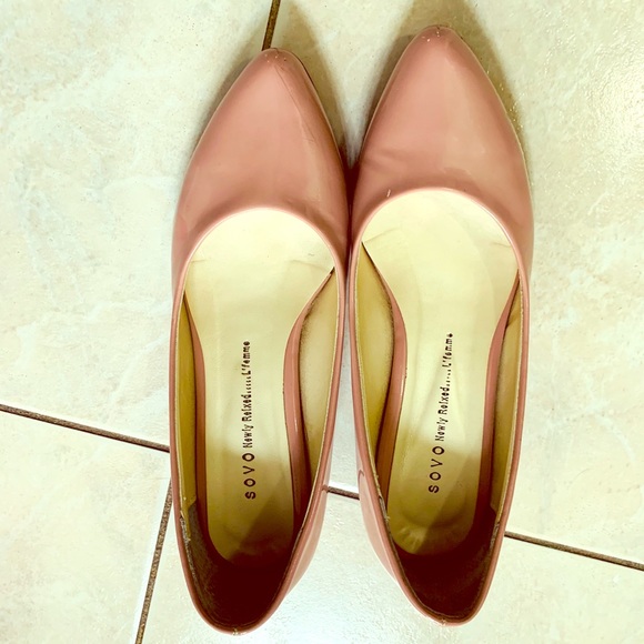 Pink patent flat shoes - Picture 1 of 8